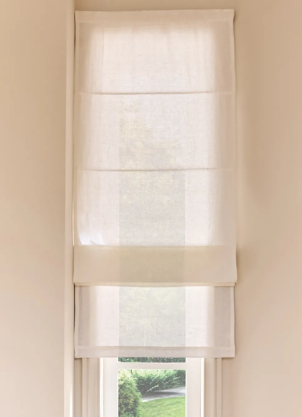 Clearance Bouchara STORE BATEAU EN LIN ÉPAIS BLANC