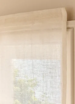 Discount Bouchara STORE BATEAU EN VOILE DE LIN LÉGER ECRU