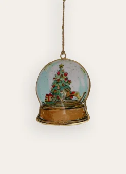 Outlet Bouchara SUSPENSION EN MÉTAL BOULE À NEIGE VERT