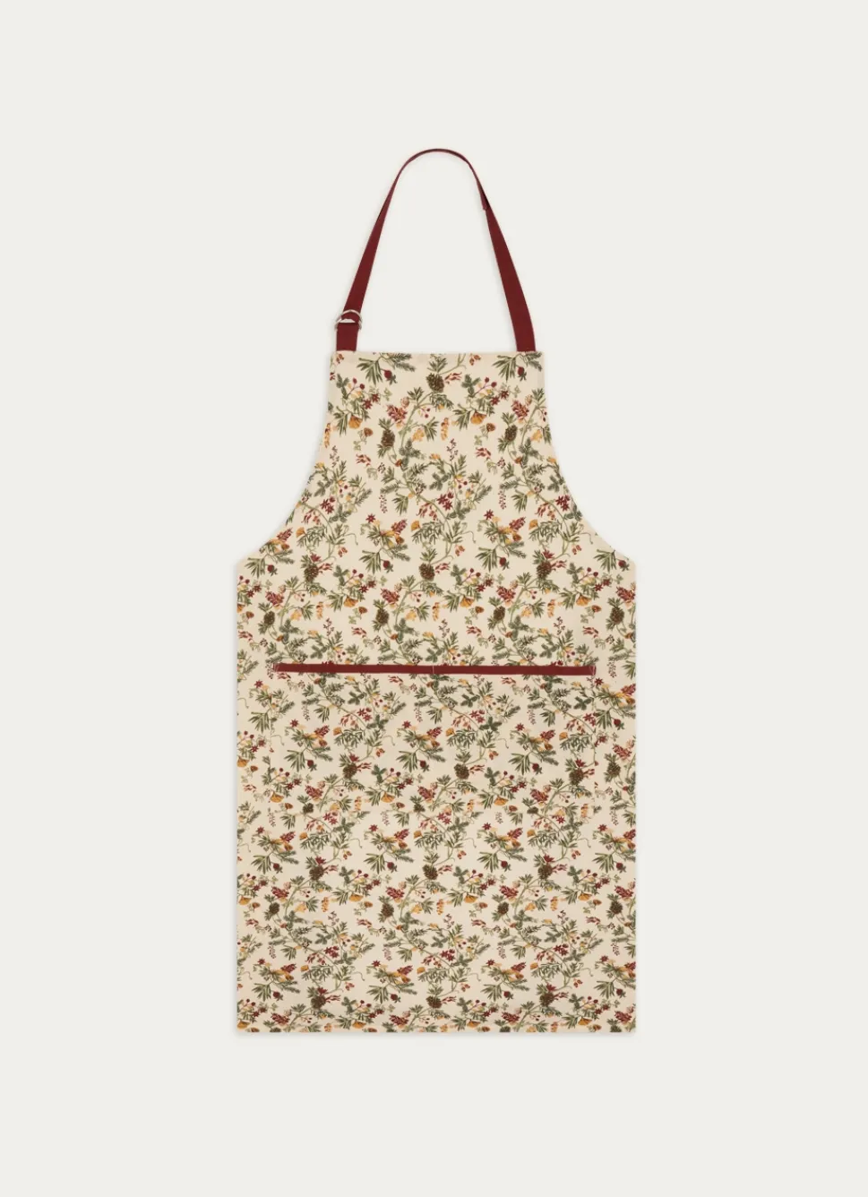 Online Bouchara TABLIER DE CUISINE EN COTON IMPRIMÉ VÉGÉTAL MULTICOLORE