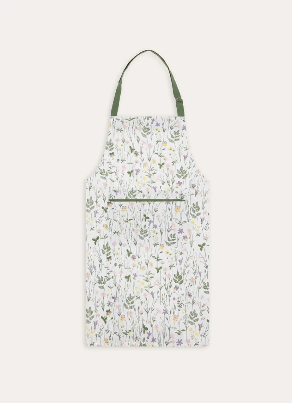 Outlet Bouchara TABLIER EN COTON IMPRIMÉ À MOTIF VÉGÉTAL COLORÉ MULTICOLORE