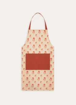 Hot Bouchara TABLIER EN COTON IMPRIMÉ À MOTIF DE FLEURS MULTICOLORE