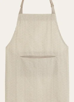 Outlet Bouchara TABLIER EN COTON IMPRIMÉ MINI MOTIFS GRIS