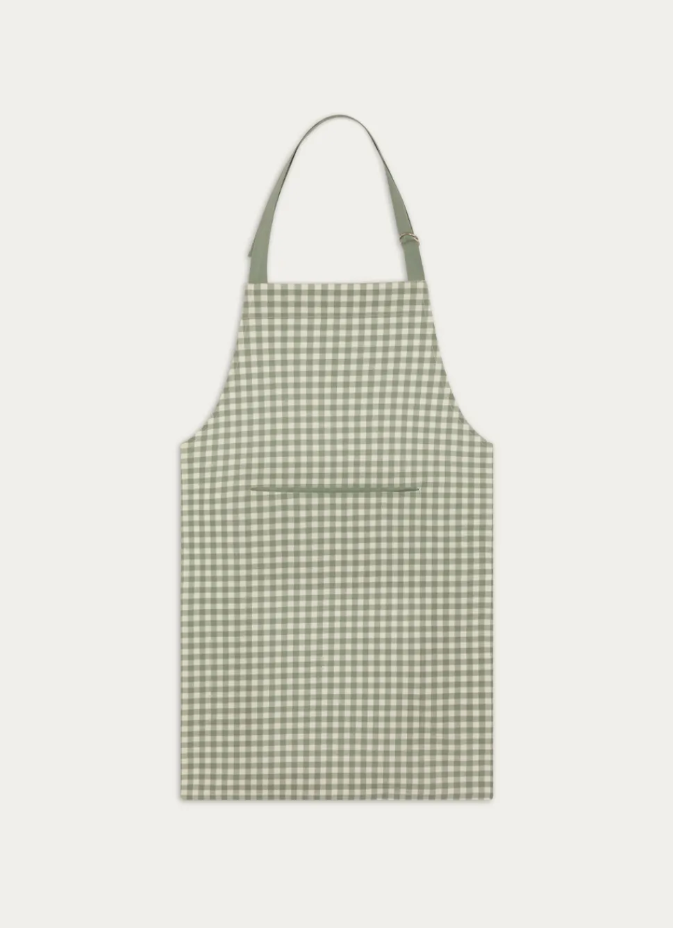 Clearance Bouchara TABLIER EN COTON IMPRIMÉ VICHY AMANDE