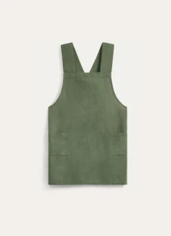 Outlet Bouchara TABLIER JAPONAIS UNI EN COTON ET LIN THYM