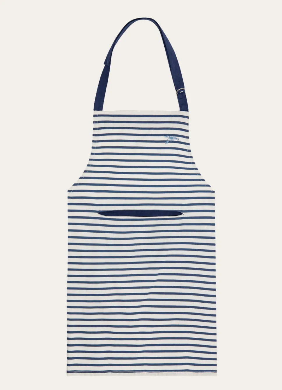 Outlet Bouchara TABLIER RAYÉ AVEC HOMARD MARINE