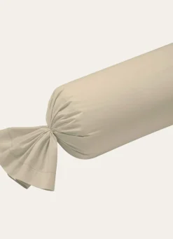 New Bouchara TAIE DE TRAVERSIN EN COTON TAUPE