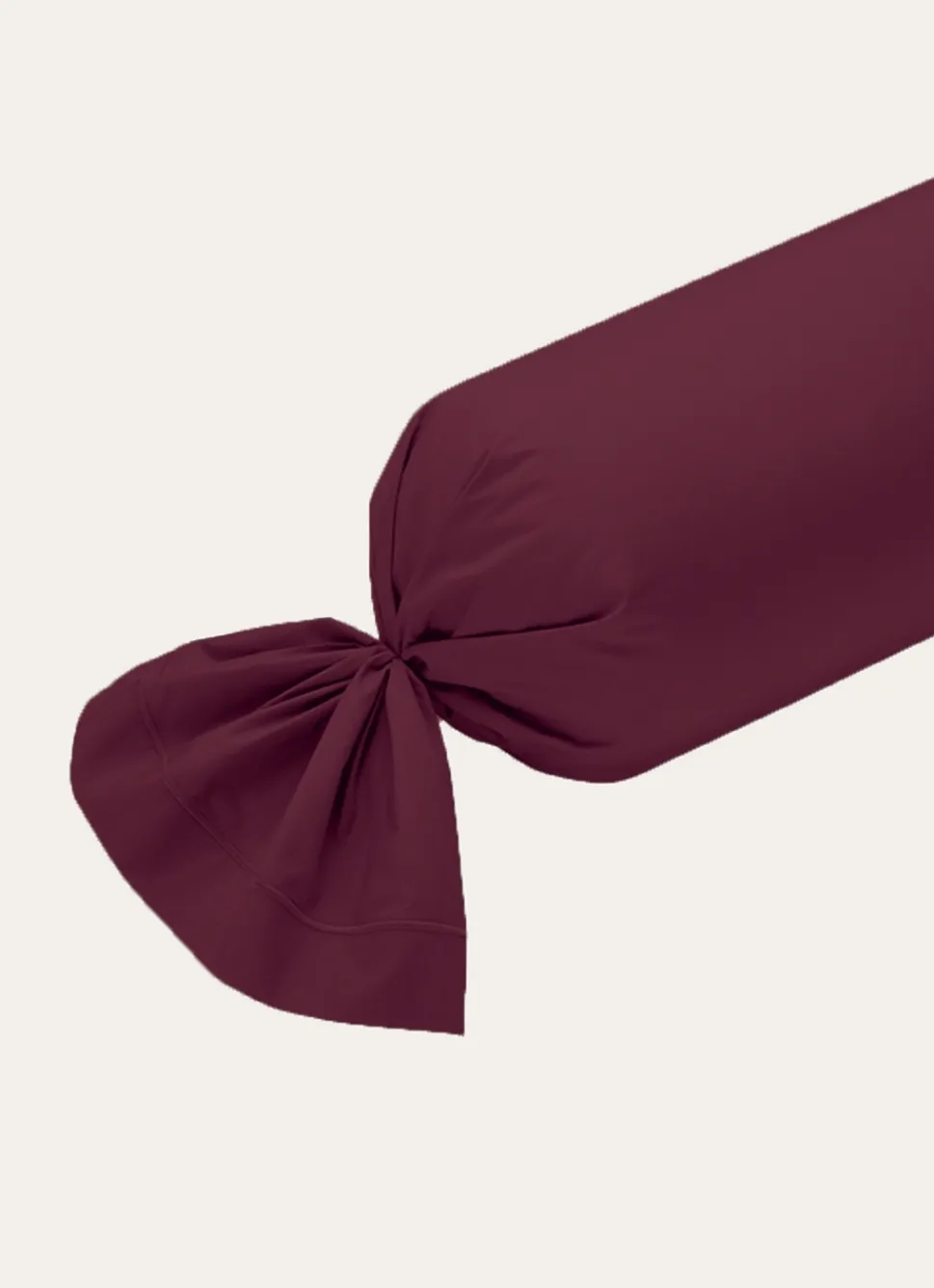 Bouchara TAIE DE TRAVERSIN EN PERCALE DE COTON GRENAT