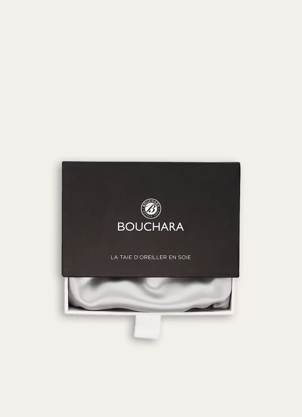 Online Bouchara TAIE D'OREILLER PURE SOIE DE MÛRIER GRIS