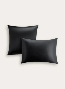 Sale Bouchara TAIE D'OREILLER PURE SOIE DE MÛRIER Noir