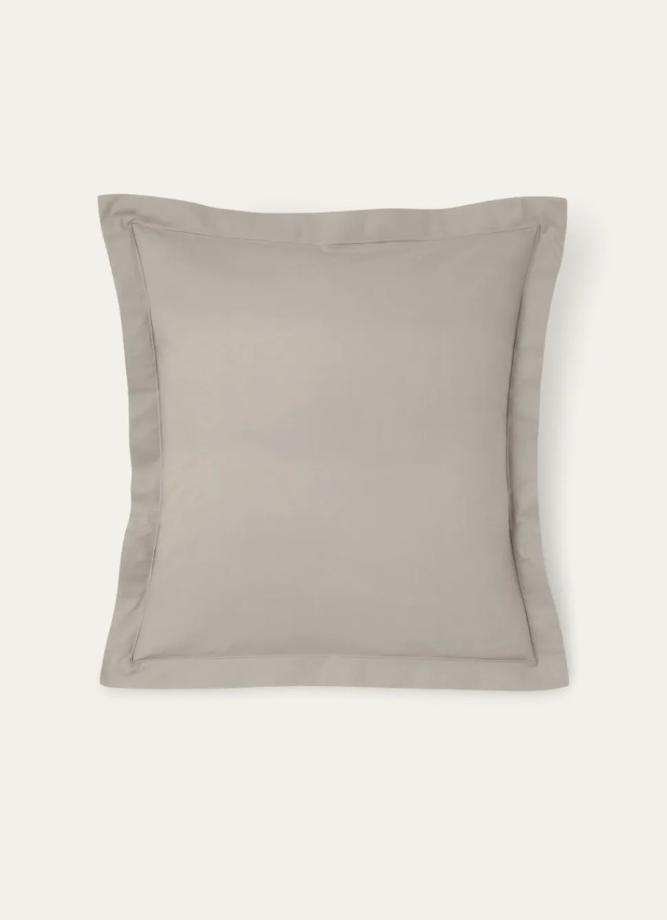 New Bouchara TAIE D'OREILLER UNIE EN COTON TAUPE