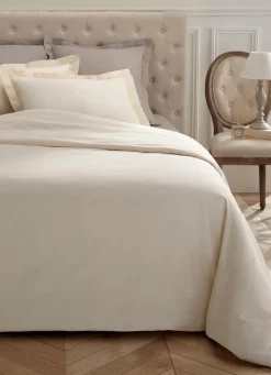 New Bouchara TAIE D'OREILLER UNIE EN COTON TAUPE