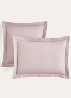 New Bouchara TAIE D'OREILLER UNIE EN COTON ROSE CLAIR