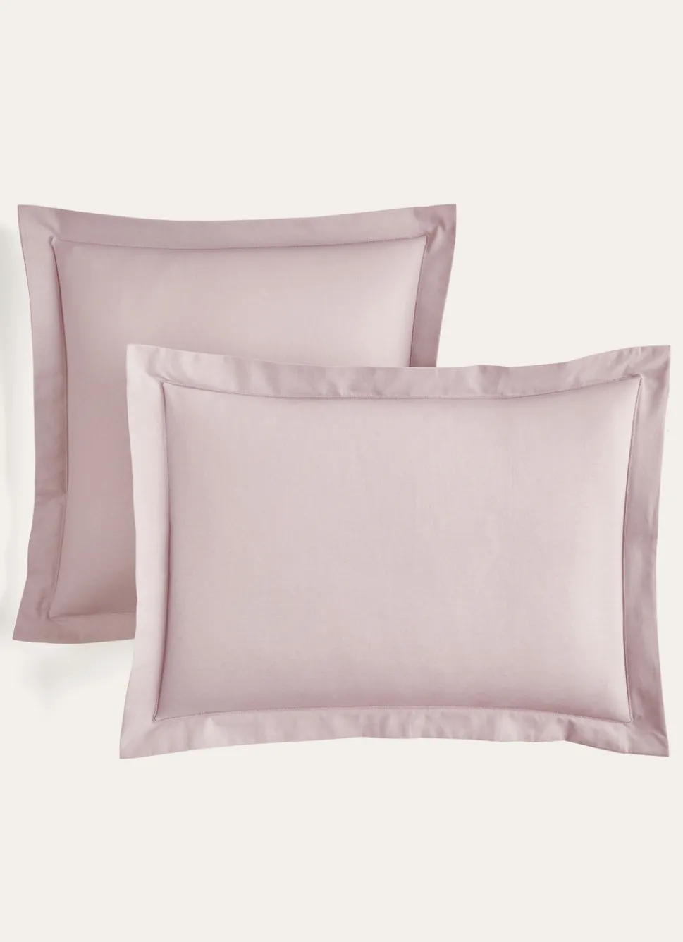 New Bouchara TAIE D'OREILLER UNIE EN COTON ROSE CLAIR