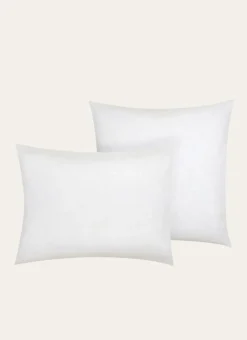 Sale Bouchara TAIE D'OREILLER UNIE EN LIN LAVÉ 165GR BLANC