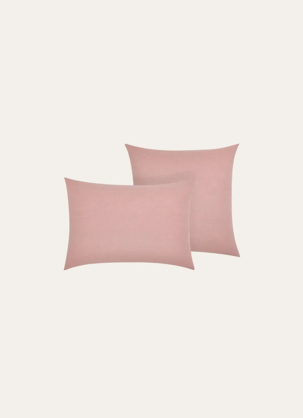 Outlet Bouchara TAIE D'OREILLER UNIE EN LIN LAVÉ 165GR ROSE