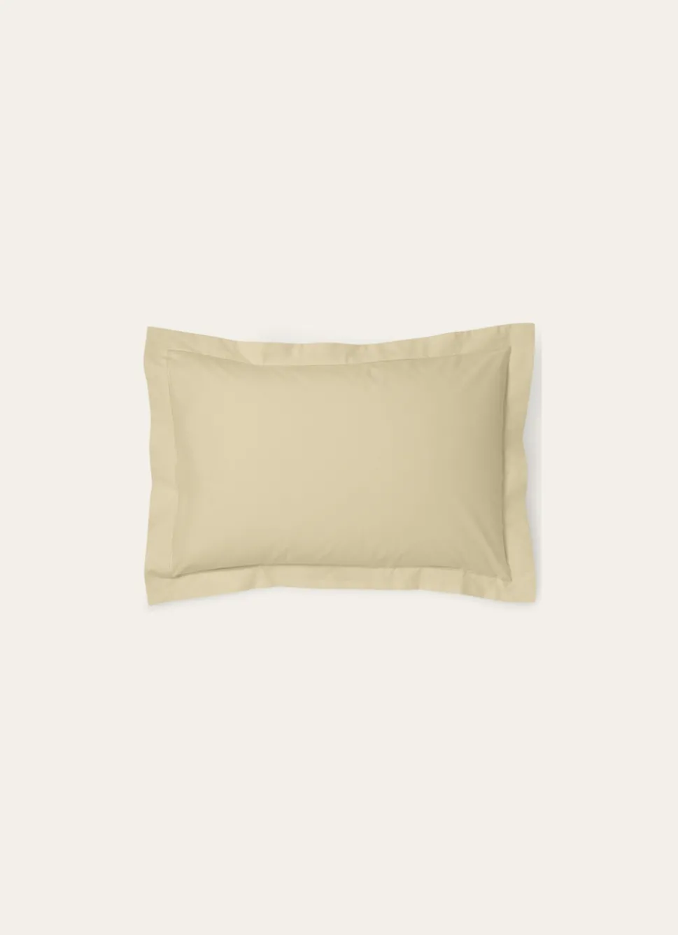 Sale Bouchara TAIE D'OREILLER UNIE EN PERCALE DE COTON SABLE