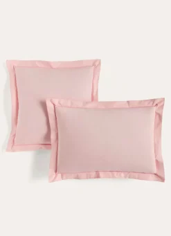 Outlet Bouchara TAIE D'OREILLER UNIE EN PERCALE DE COTON PÉTALE