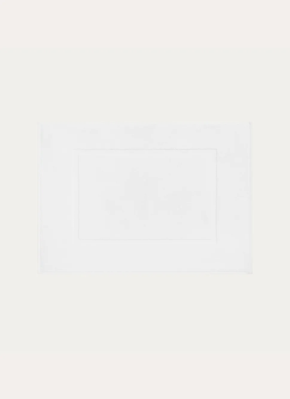 Discount Bouchara TAPIS DE BAIN COTON MOELLEUX ZÉRO TORSION BLANC