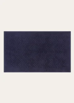 New Bouchara TAPIS DE BAIN EN COTON BLEU MARINE