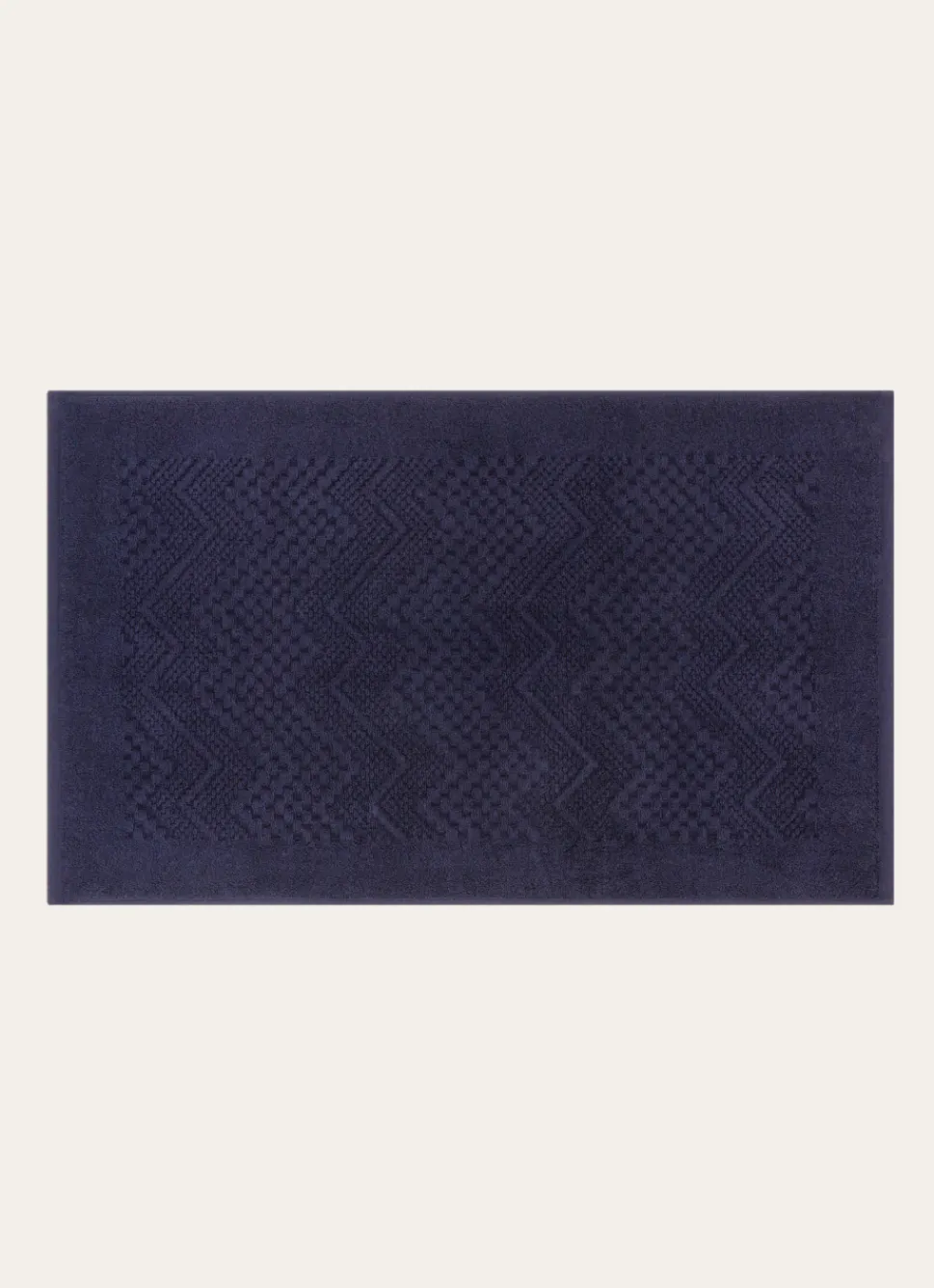 New Bouchara TAPIS DE BAIN EN COTON BLEU MARINE