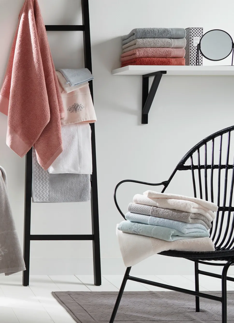 Clearance Bouchara TAPIS DE BAIN EN COTON UNI 650GR TAUPE