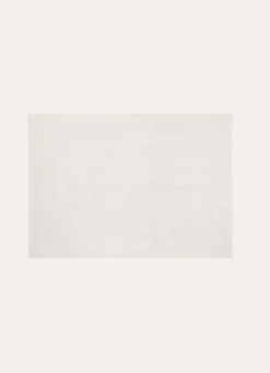 New Bouchara TAPIS DE BAIN JACQUARD UNI ANTIDÉRAPANT BLANC CASSÉ