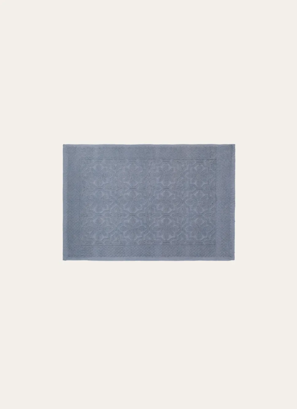 Online Bouchara TAPIS DE BAIN JACQUARD UNI ANTIDÉRAPANT GRIS