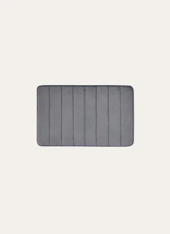 Outlet Bouchara TAPIS DE BAIN UNI À MÉMOIRE DE FORME GRIS ANTHRACITE
