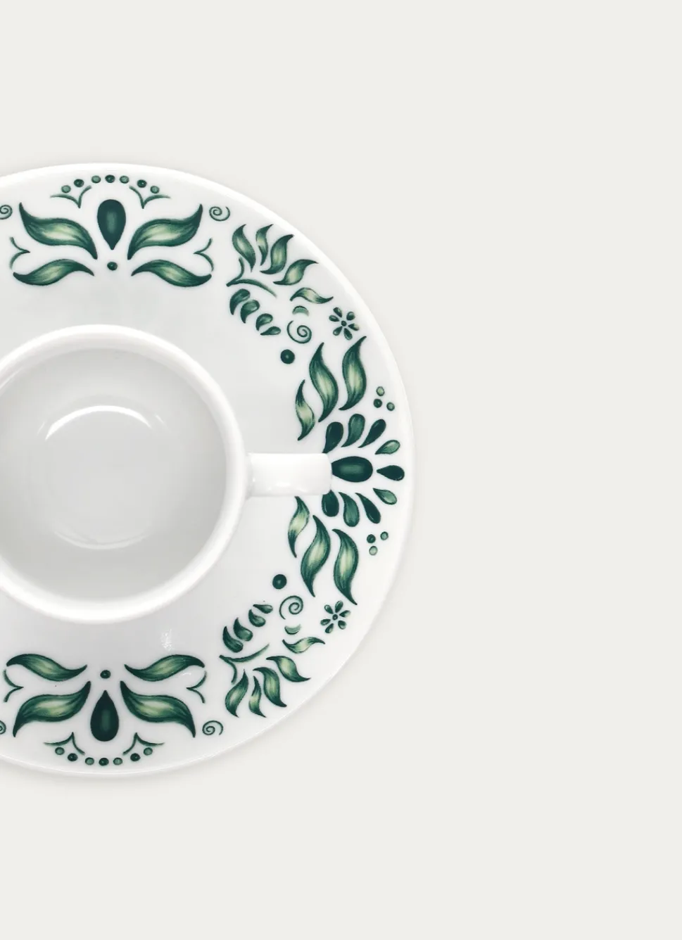 Bouchara TASSE AVEC SOUCOUPE EN PORCELAINE vert