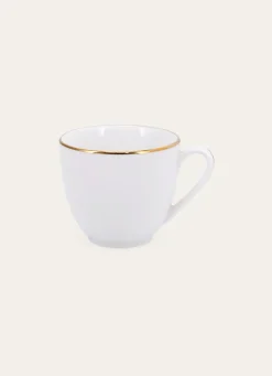Hot Bouchara TASSE EN PORCELAINE AVEC LISERÉ DORÉ BLANC