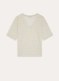 Sale Bouchara TEE-SHIRT EN MAILLE IMPRIMÉE rouge