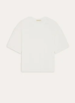 Sale Bouchara TEE-SHIRT MANCHES COURTES EN MATIÈRE ÉPONGE ECRU