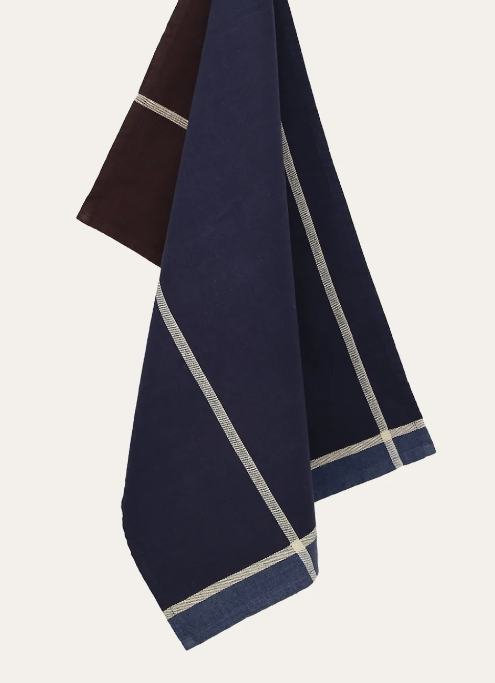 Clearance Bouchara TORCHON À CARREAUX CORO MARINE