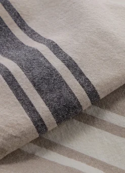 New Bouchara TORCHON À RAYURES ECRU/LIN