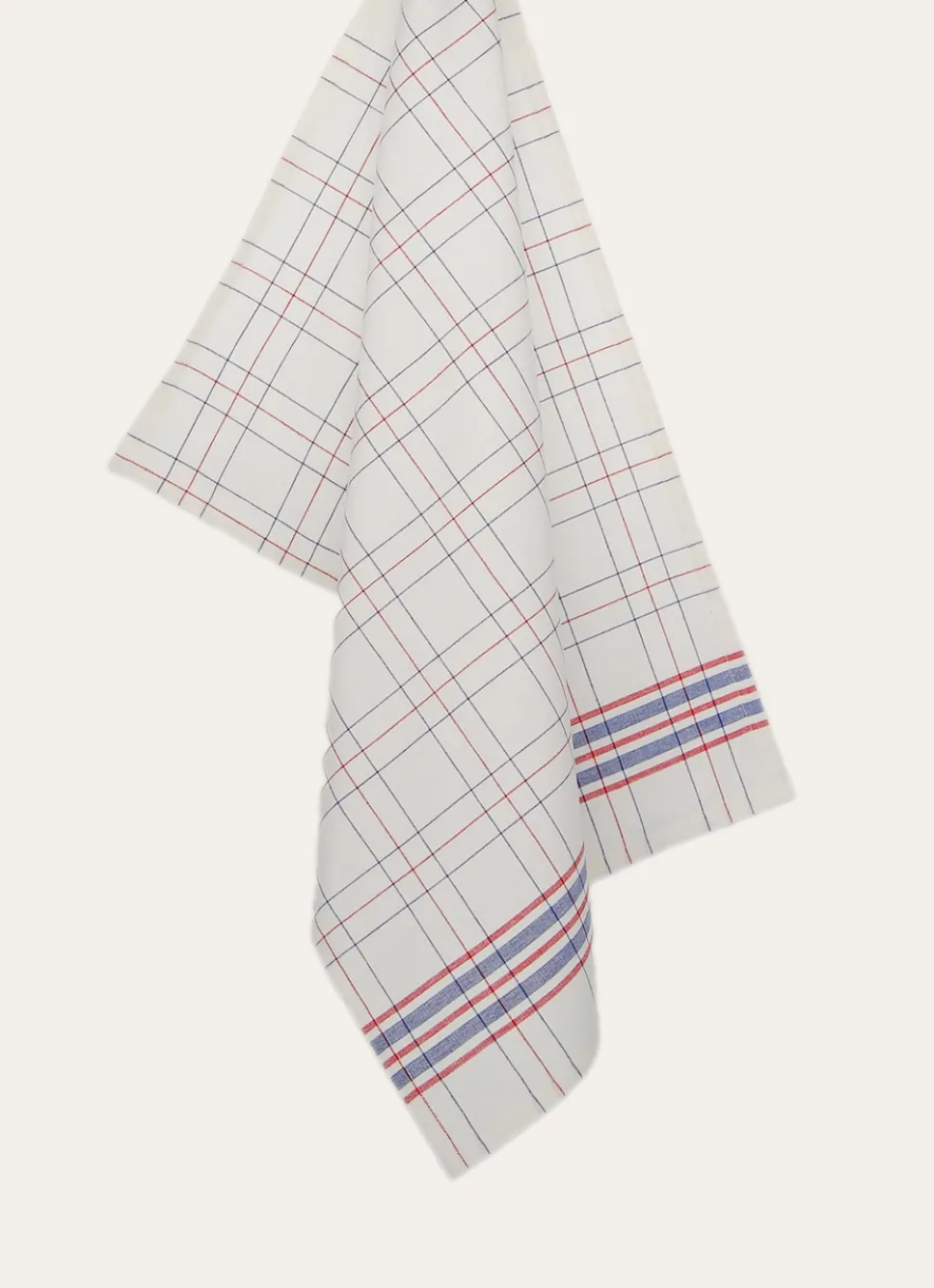 Sale Bouchara TORCHON EN COTON À CARREAUX MULTICOLORE