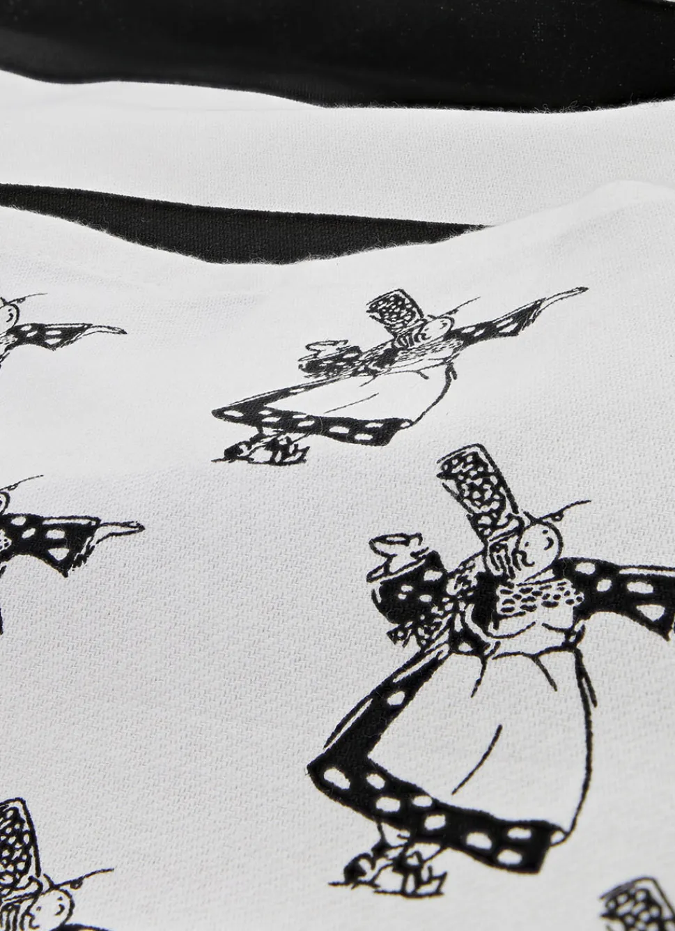 Clearance Bouchara TORCHON EN COTON DRAPEAU BRETON BLANC