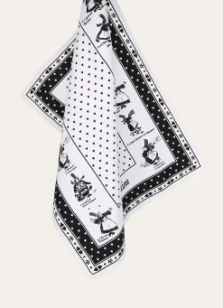 Bouchara TORCHON EN COTON IMPRIMÉ BIGOUDÈNES MARINE