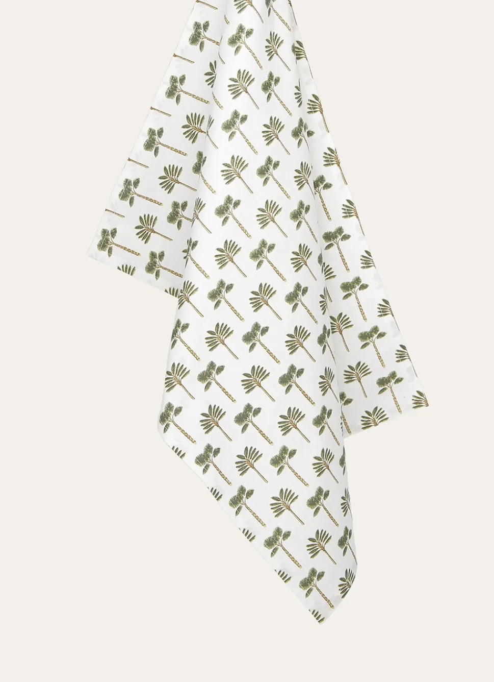 Best Bouchara TORCHON EN COTON IMPRIMÉ MINI PALMIERS MULTICOLORE