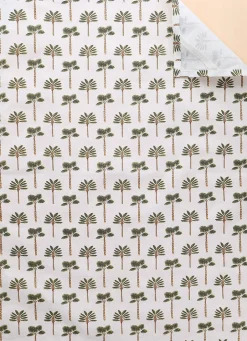 Best Bouchara TORCHON EN COTON IMPRIMÉ MINI PALMIERS MULTICOLORE