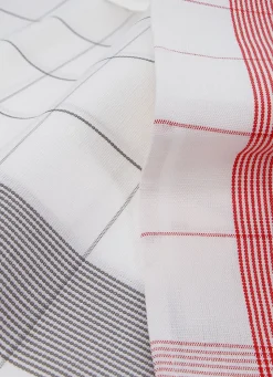 Outlet Bouchara TORCHON EN TOILE MÉTIS GRIS