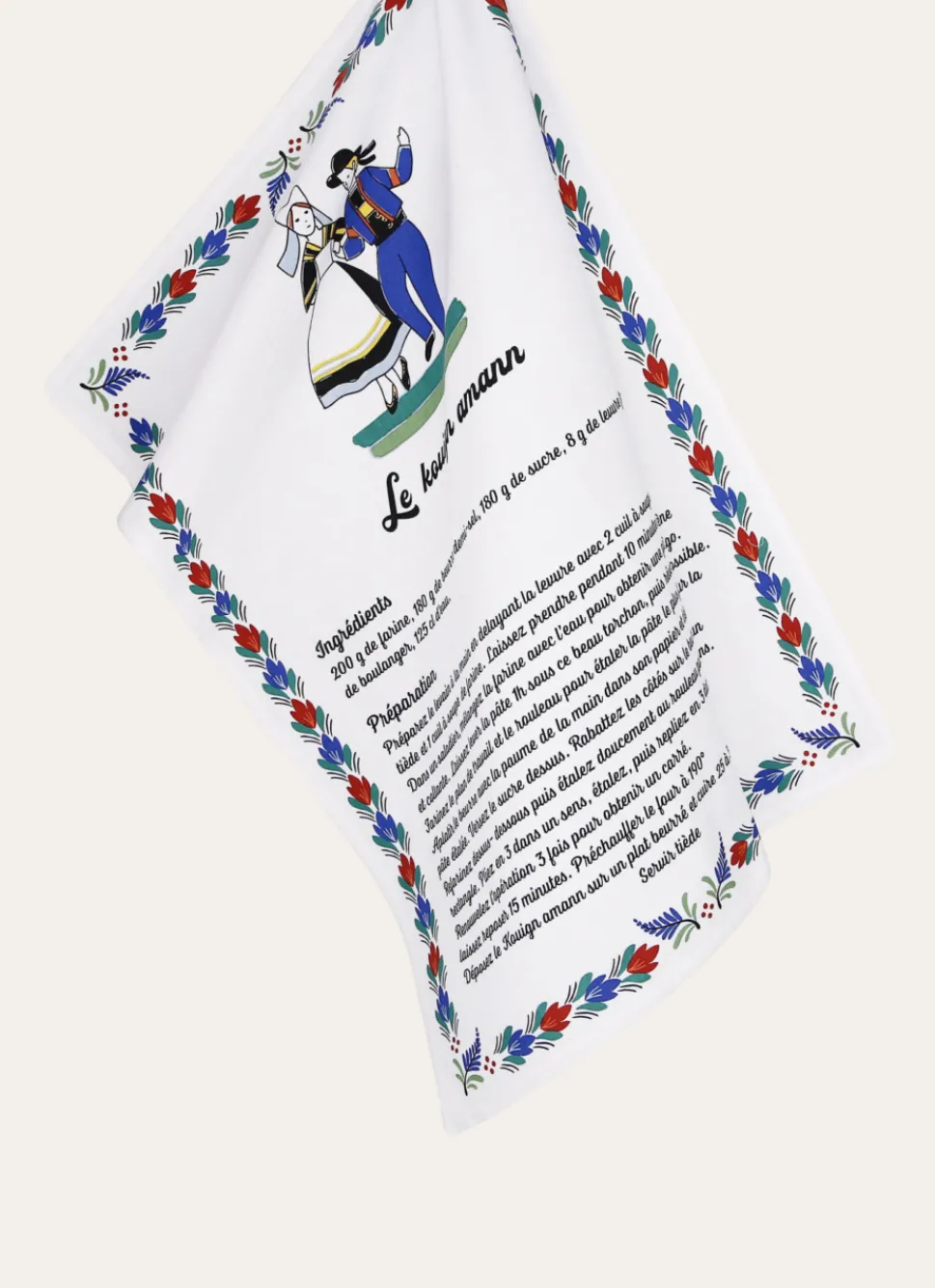 Online Bouchara TORCHON KOUIGN AMANN FAÏENCE MULTICOLORE