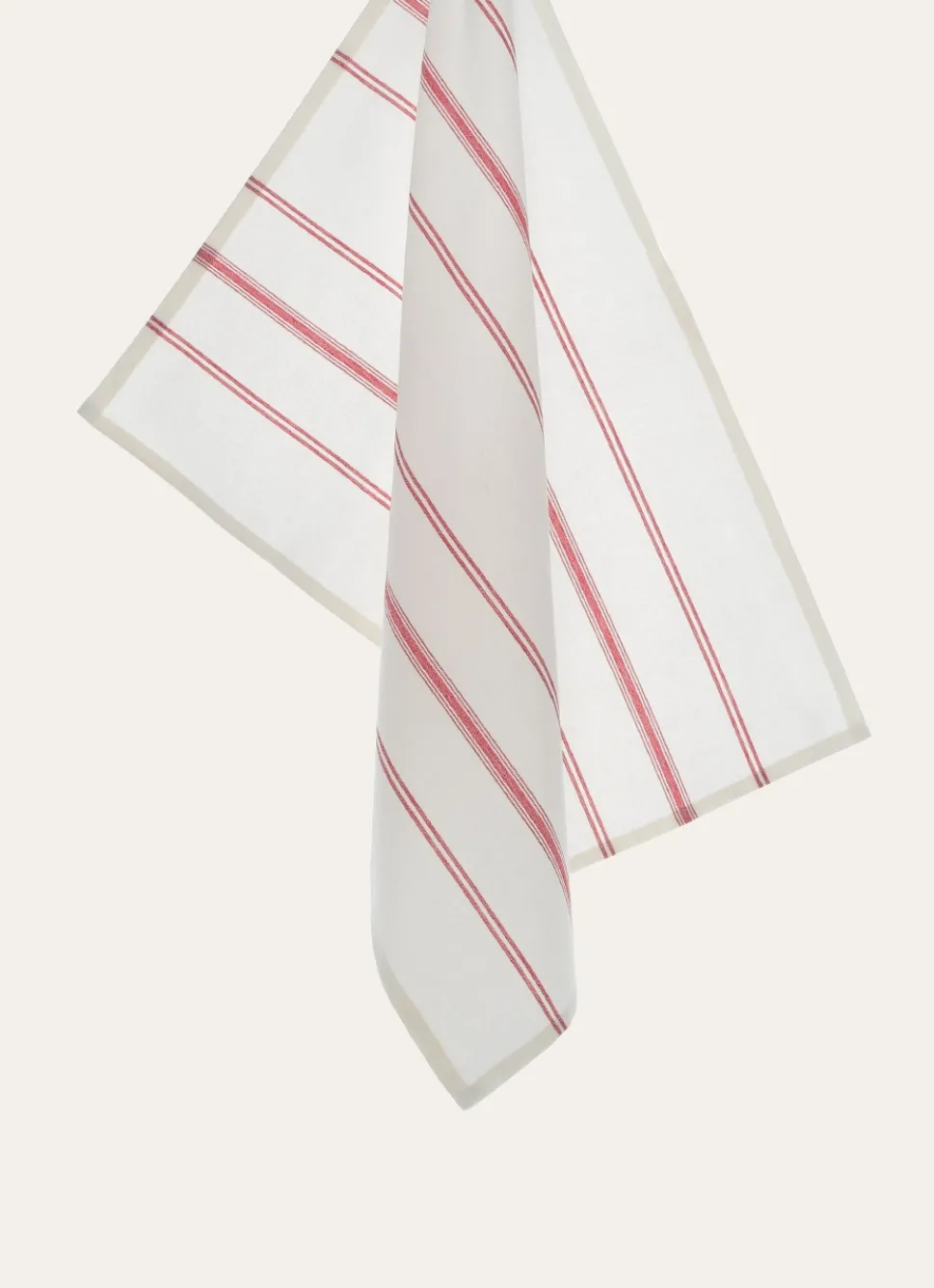 Online Bouchara TORCHON RAYÉ EN TOILE DE COTON BLEU