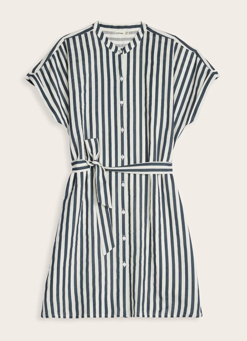 Discount Bouchara TUNIQUE ÉLÉA ÉCRU / BLEU MARINE