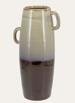 Clearance Bouchara VASE AMPHORE BICOLORE BRUN