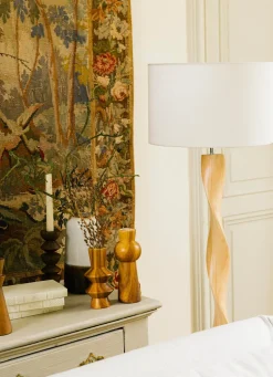 Sale Bouchara VASE EN CÉRAMIQUE IMITATION BOIS MARRON