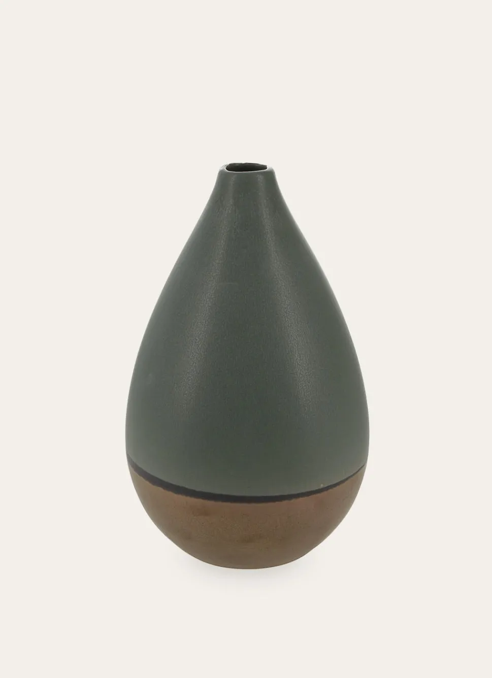 Hot Bouchara VASE EN GRÈS FORME MENHIR MULTICOLORE/KAKI