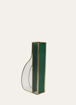 Best Bouchara VASE EN VERRE AVEC PARTIES TRANSPARENTES ET COLORÉ vert