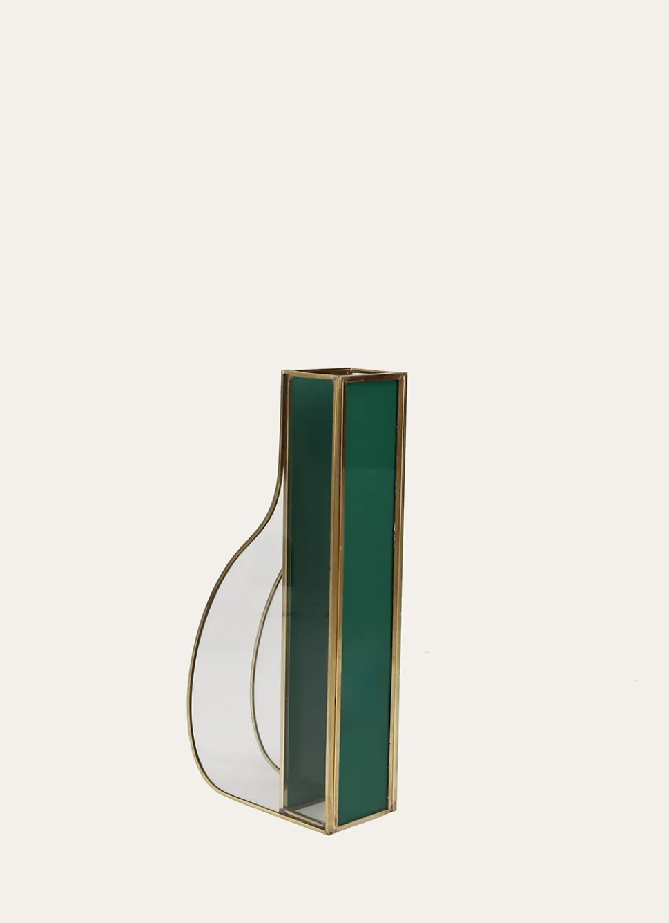 Best Bouchara VASE EN VERRE AVEC PARTIES TRANSPARENTES ET COLORÉ vert