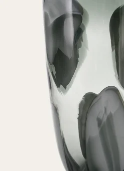 Best Bouchara VASE EN VERRE EFFET BULLE DE SAVON BLEU GRIS